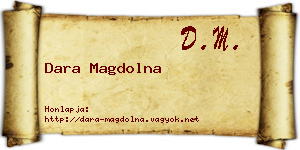 Dara Magdolna névjegykártya